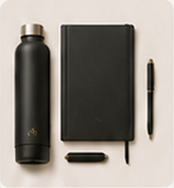 Kit Essencial Caderno e Garrafa