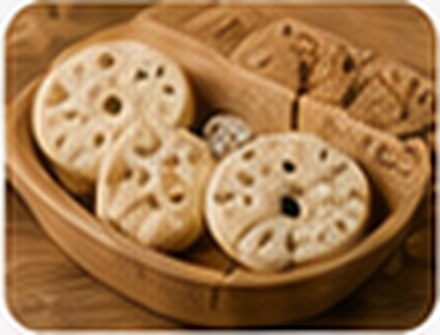 Biscoitos e crackers em tigela